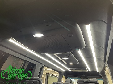 Mercedes Sprinter W907, изготовление и установка индивидуального освещения салона