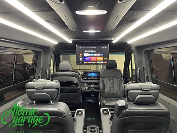 Mercedes Sprinter W907, изготовление и установка индивидуального освещения салона