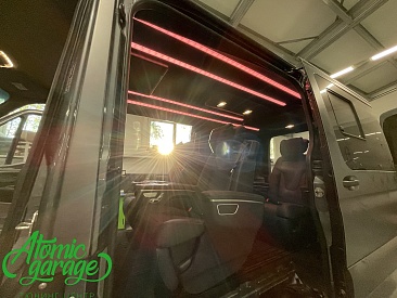 Mercedes Sprinter W907, изготовление и установка индивидуального освещения салона