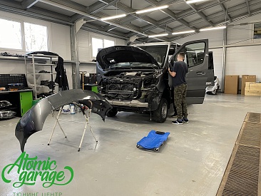 Mercedes Sprinter W907, оклейка матовой полиуретановой пленкой