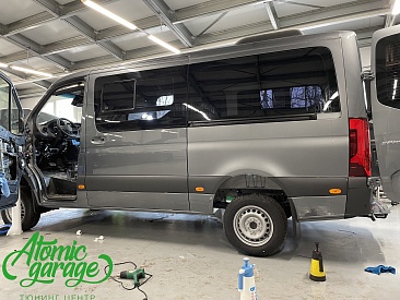 Mercedes Sprinter W907, оклейка матовой полиуретановой пленкой