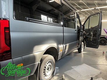 Mercedes Sprinter W907, оклейка матовой полиуретановой пленкой