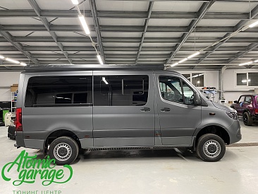Mercedes Sprinter W907, оклейка матовой полиуретановой пленкой