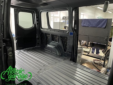 Mercedes Sprinter W907, шумовиброизоляция салона + монтаж жесткого пола