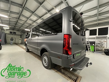 Mercedes Sprinter W907, оклейка матовой полиуретановой пленкой