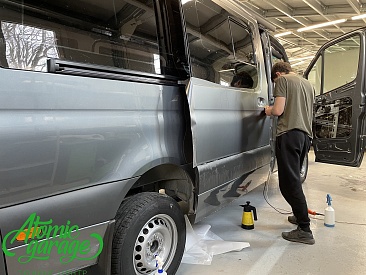 Mercedes Sprinter W907, оклейка матовой полиуретановой пленкой