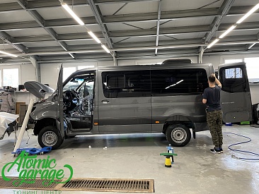 Mercedes Sprinter W907, оклейка матовой полиуретановой пленкой