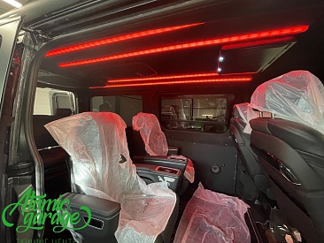Mercedes Sprinter W907, изготовление и установка индивидуального освещения салона