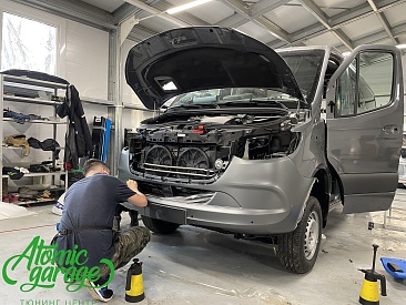 Mercedes Sprinter W907, оклейка матовой полиуретановой пленкой