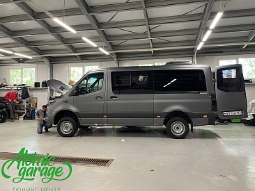 Mercedes Sprinter W907, оклейка матовой полиуретановой пленкой